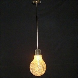 Lustre en fil d'aluminium de style campagnard américain