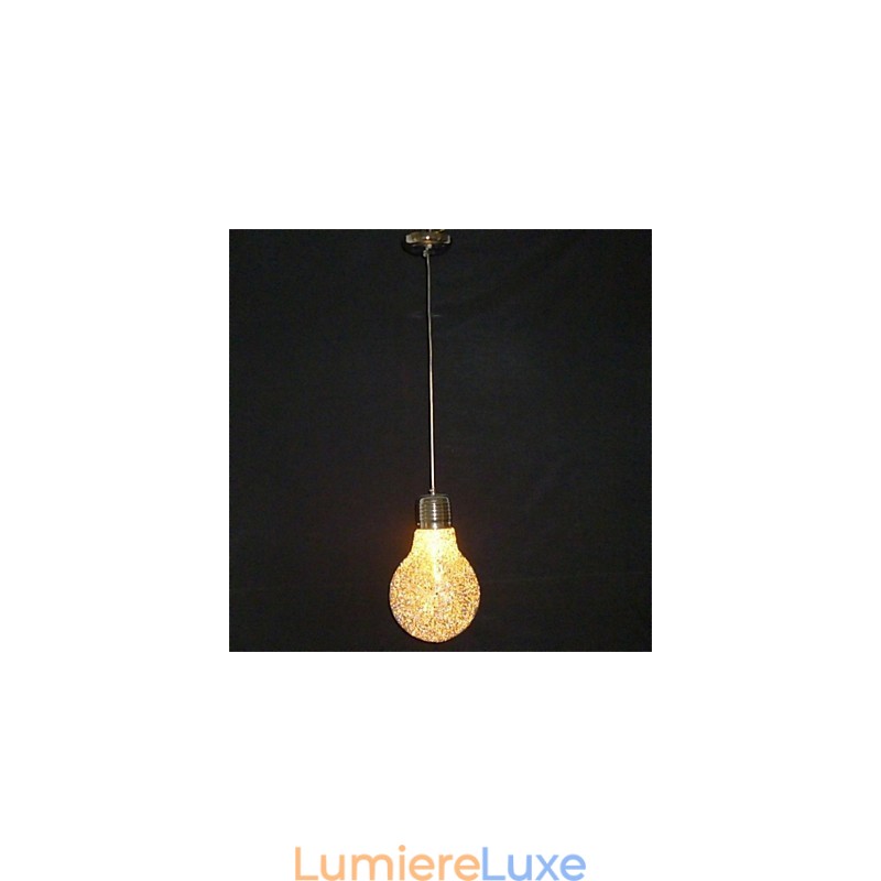 Lustre en fil d'aluminium de style campagnard américain