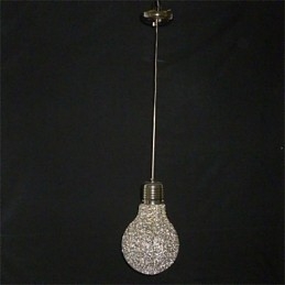 Lustre en fil d'aluminium de style campagnard américain
