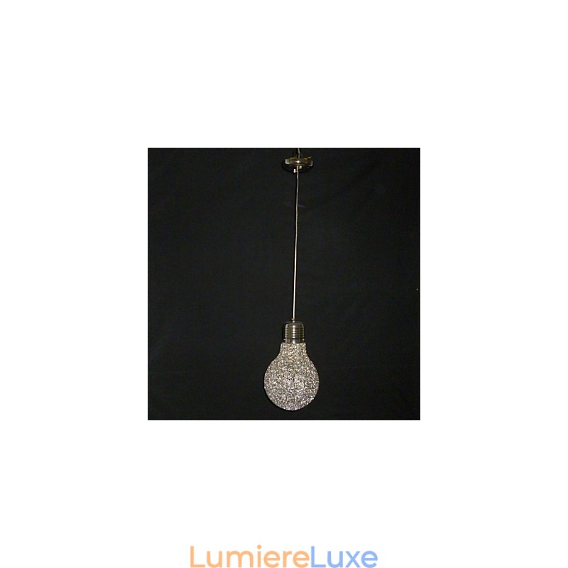 Lustre en fil d'aluminium de style campagnard américain