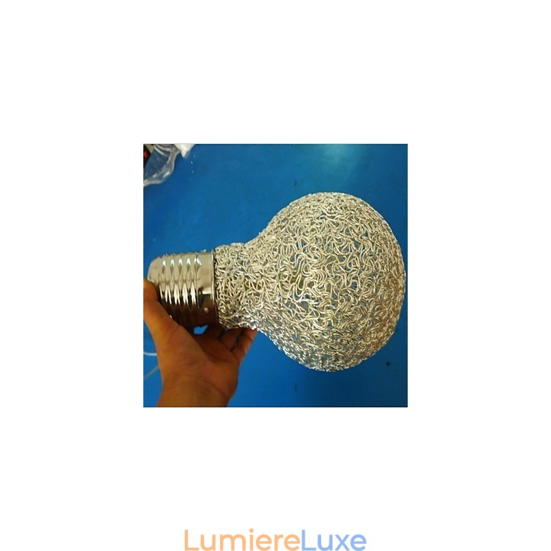 Lustre en fil d'aluminium de style campagnard américain