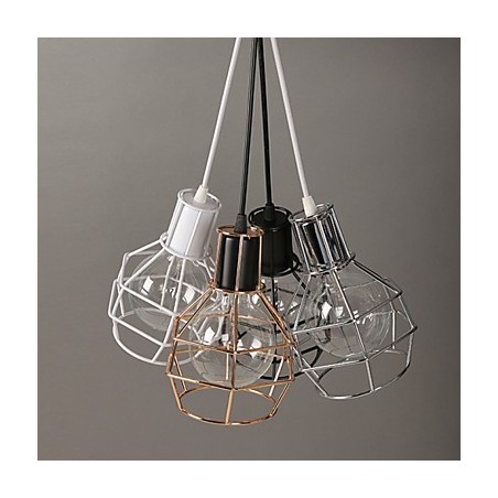 Suspension moderne en maille métallique, lampes suspendues simples, lampe suspendue de café Suspension moderne en maille métallique, lampes suspendues simples, lampe suspendue de café
