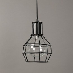 Suspension moderne en maille métallique, lampes suspendues simples, lampe suspendue de café