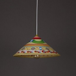 Lustre moderne en forme de chapeau de thé Lustre Lustre en bambou Chapeaux