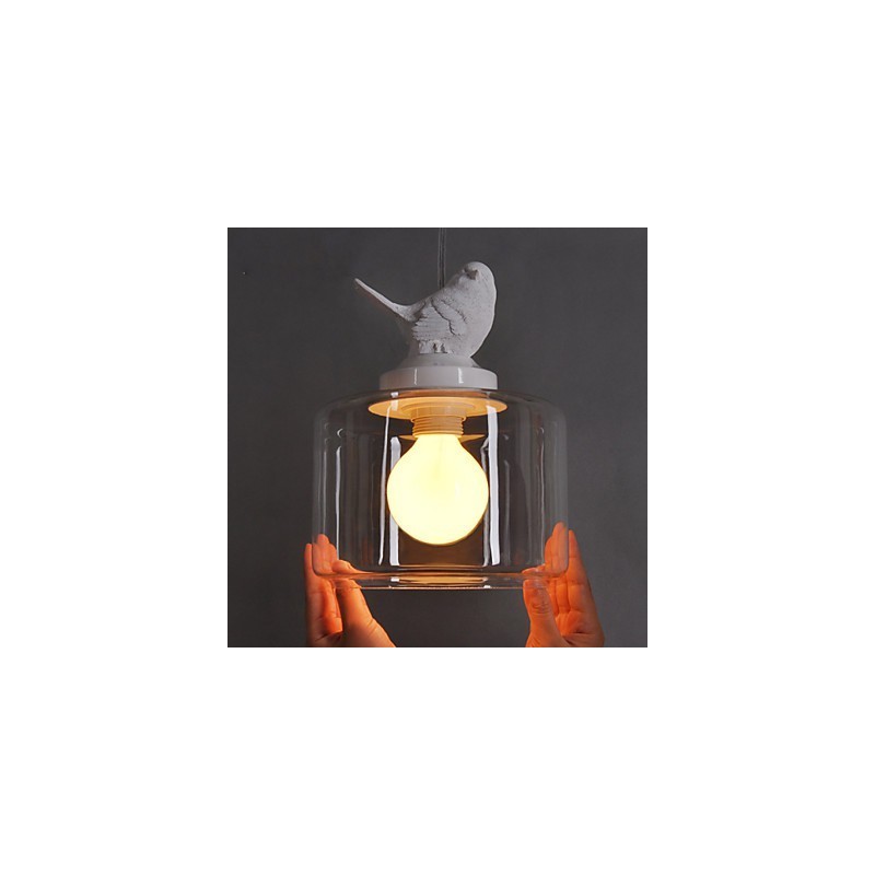 Suspension moderne en verre, lampes suspendues simples, lampe suspendue de café