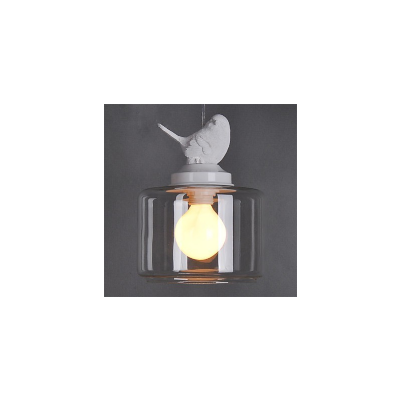 Suspension moderne en verre, lampes suspendues simples, lampe suspendue de café