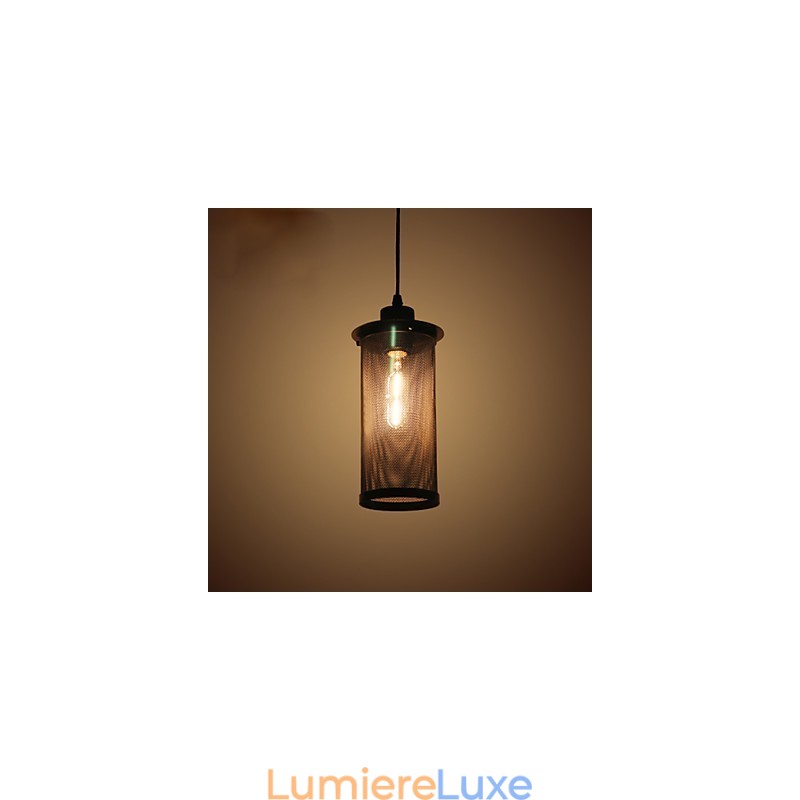 Suspension créative en maille métallique, lampes suspendues simples, lampe suspendue pour café