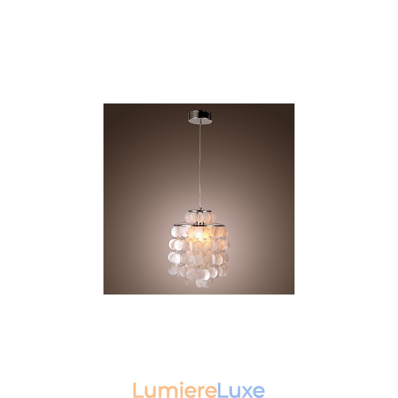 Suspension chromée de style mini contemporain moderne