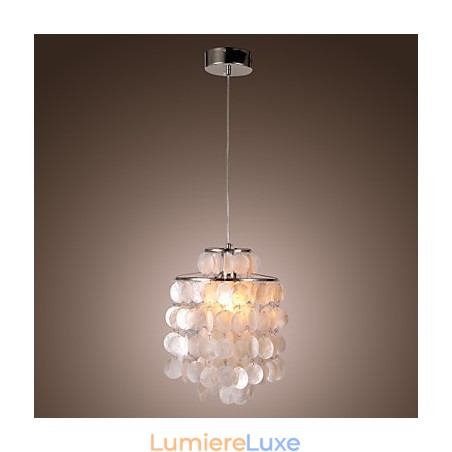 Suspension chromée de style mini contemporain moderne Suspension chromée de style mini contemporain moderne