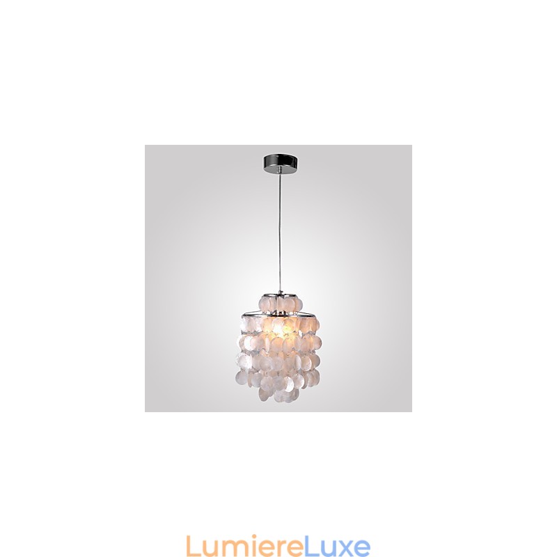 Suspension chromée de style mini contemporain moderne