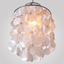 Suspension chromée de style mini contemporain moderne