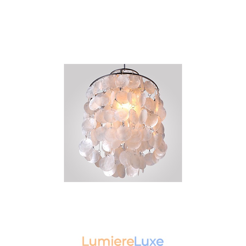 Suspension chromée de style mini contemporain moderne