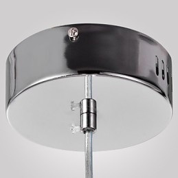 Suspension chromée de style mini contemporain moderne
