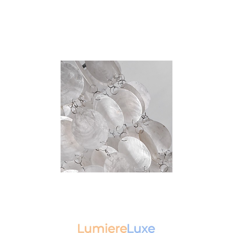 Suspension chromée de style mini contemporain moderne