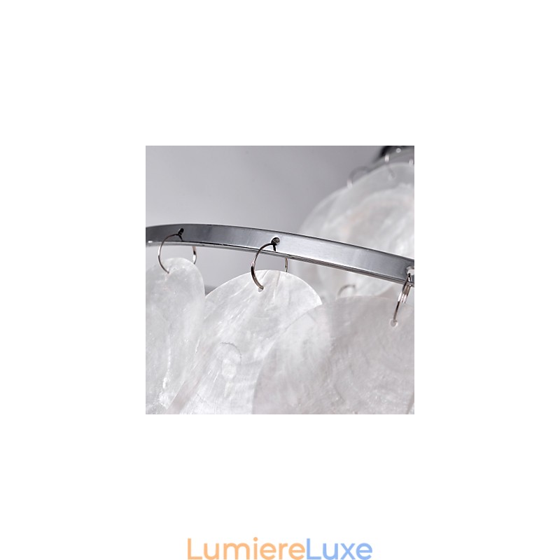 Suspension chromée de style mini contemporain moderne