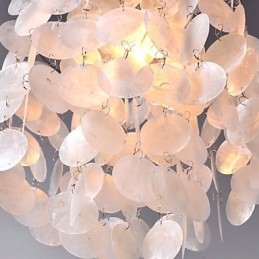 Suspension chromée de style mini contemporain moderne
