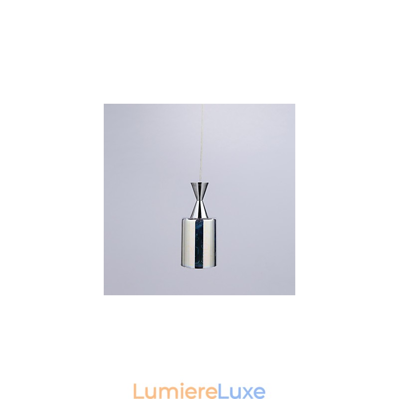 Lampe suspendue chromée Dream gravée au laser L