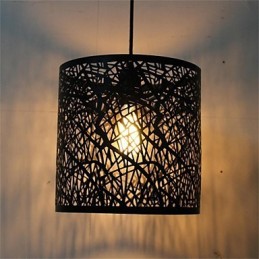 Lustre en fer à une tête de style rétro country américain
