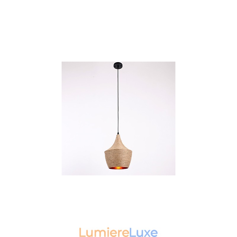 Suspension en corde style mini campagne