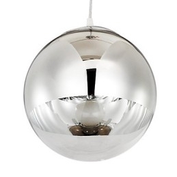 Suspension à 1 lumière en forme de boule