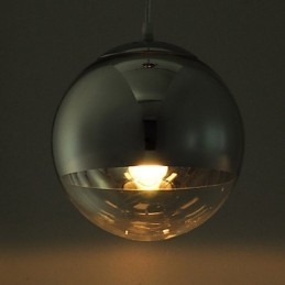 Suspension à 1 lumière en forme de boule