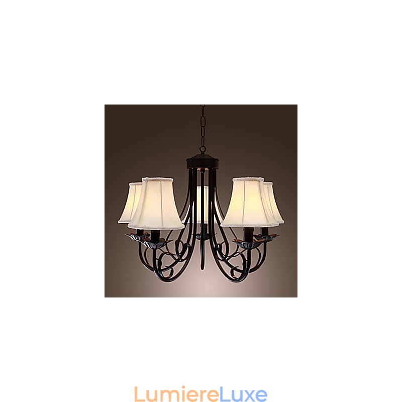 Lustre traditionnel classique en laiton antique