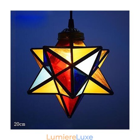 Lampe suspendue moderne à étoiles, individualité artistique et créative pour porche Lampe suspendue moderne à étoiles, individualité artistique et créative pour porche