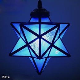 Lampe suspendue moderne à étoiles, individualité artistique et créative pour porche