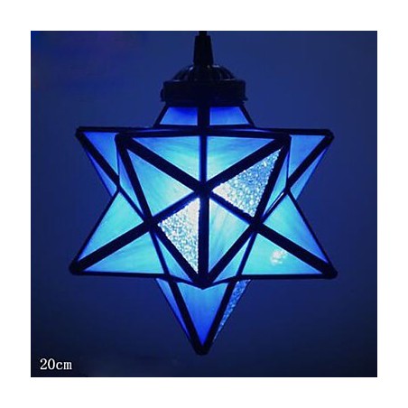 Lampe suspendue moderne à étoiles, individualité artistique et créative pour porche Lampe suspendue moderne à étoiles, individualité artistique et créative pour porche