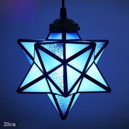 Lampe suspendue moderne à étoiles, individualité artistique et créative pour porche