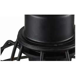 Suspension Edison avec abat-jour en forme de cage métallique