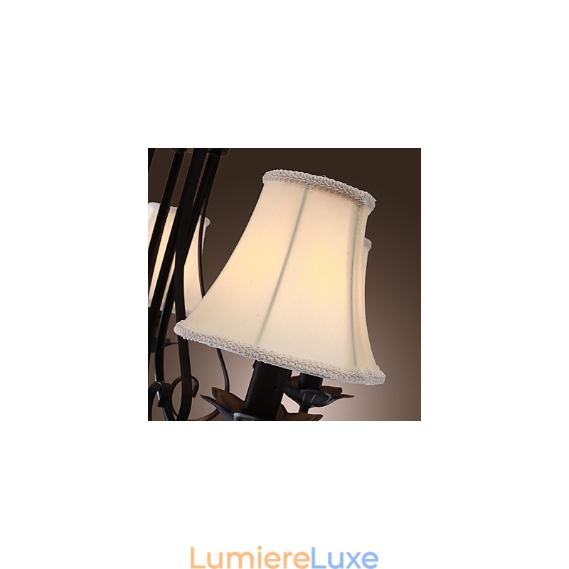 Lustre traditionnel classique en laiton antique