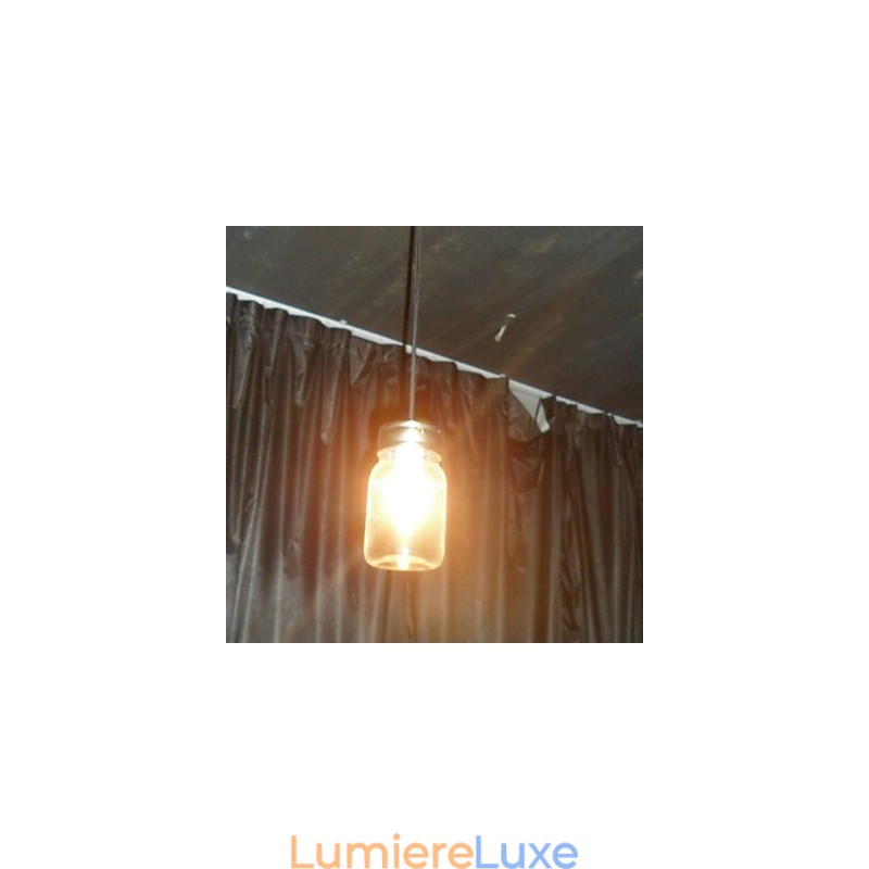 Suspension minimaliste moderne à 1 lumière en forme de bouteille