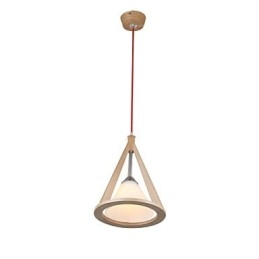Lustre en bois de style design Lustre élégant de style contemporain