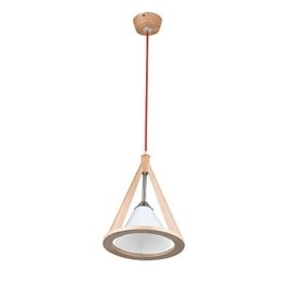 Lustre en bois de style design Lustre élégant de style contemporain