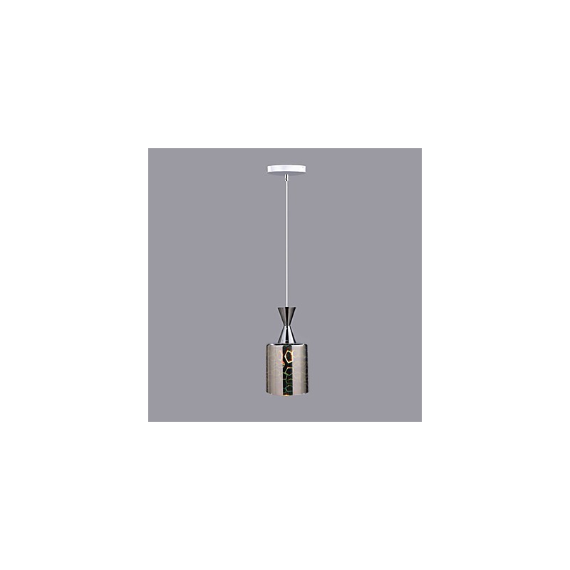 Lampe suspendue chromée gravée au laser Dream