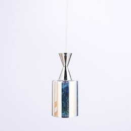 Lampe suspendue chromée gravée au laser Dream
