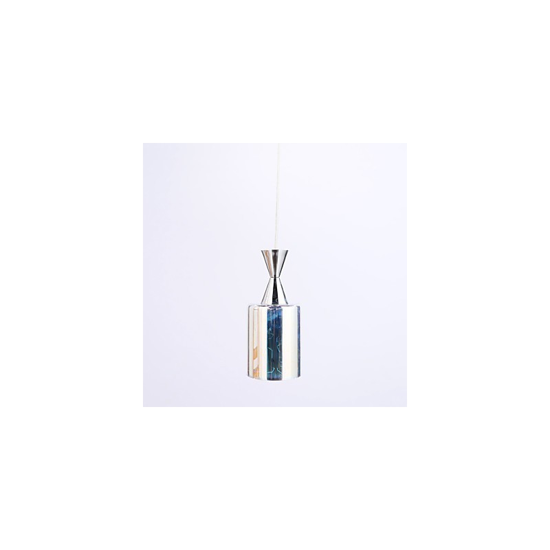 Lampe suspendue chromée gravée au laser Dream