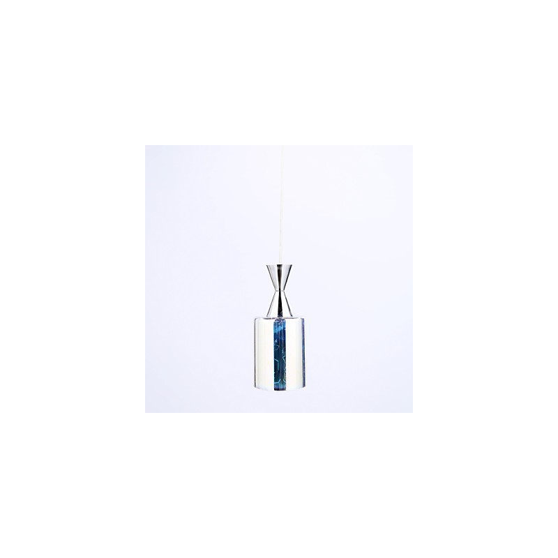 Lampe suspendue chromée gravée au laser Dream