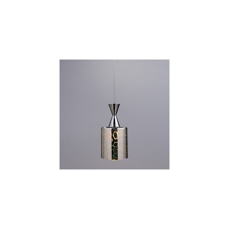 Lampe suspendue chromée gravée au laser Dream