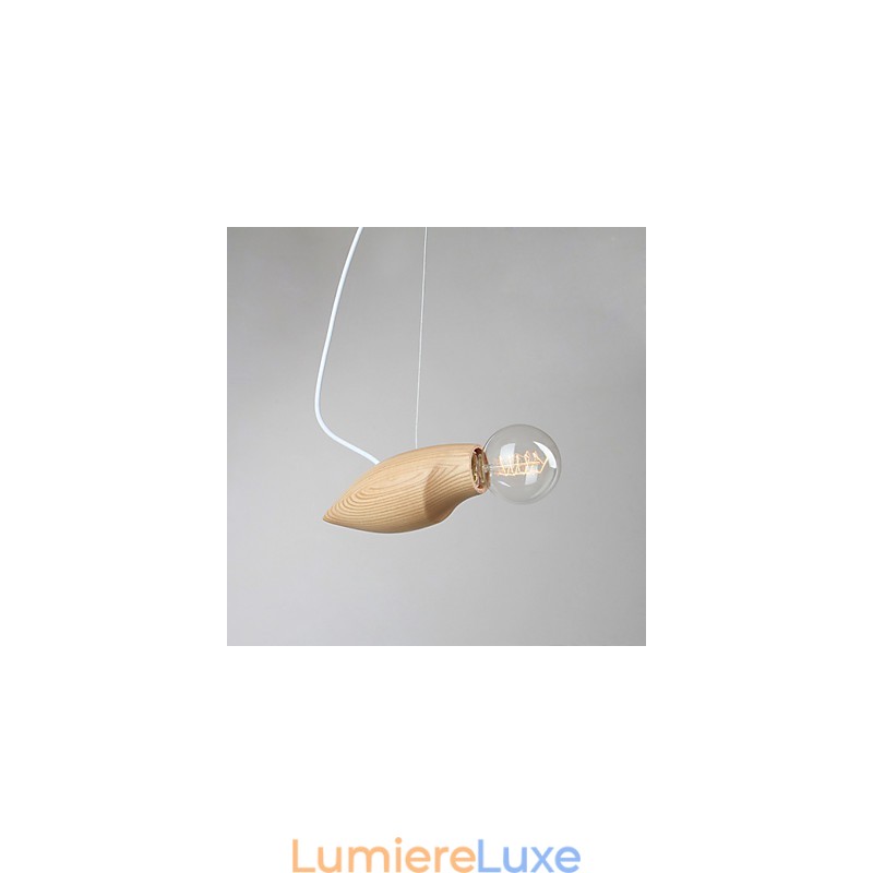 Lampe à suspension en forme d'abeilles en bois, individualité artistique, création, restauration des anciennes méthodes de fabrication