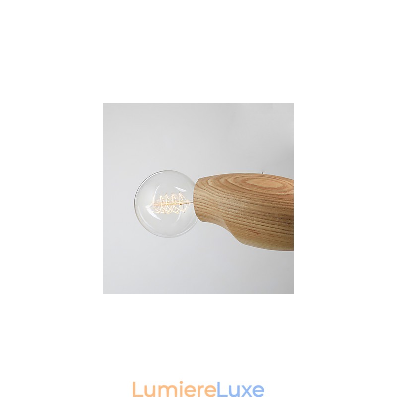 Lampe à suspension en forme d'abeilles en bois, individualité artistique, création, restauration des anciennes méthodes de fabrication