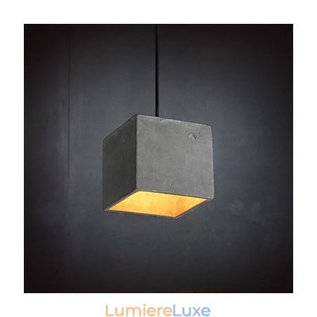 Lampe suspendue en ciment rétro contemporaine et décontractée Lampe suspendue en ciment rétro contemporaine et décontractée