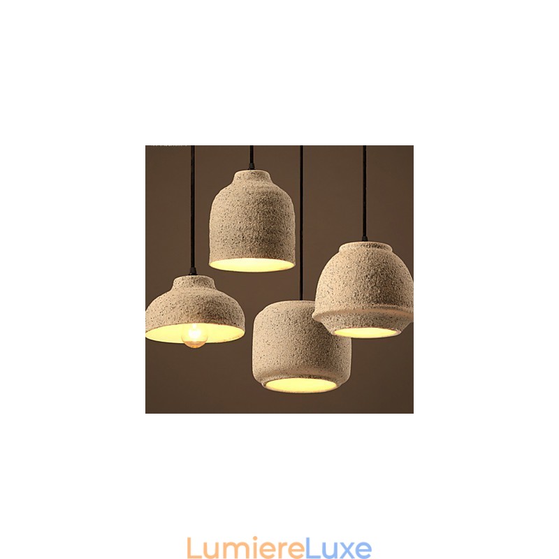 Lustre en céramique couleur sable de Nordic Creative Arts