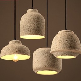 Lustre en céramique couleur sable de Nordic Creative Arts