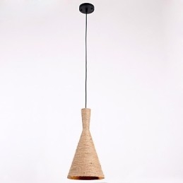 Lustre suspendu style mini moderne en corde