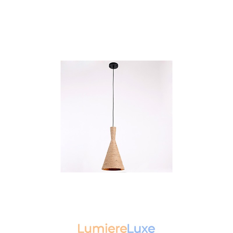 Lustre suspendu style mini moderne en corde