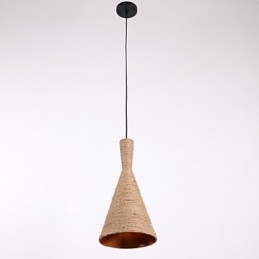 Lustre suspendu style mini moderne en corde