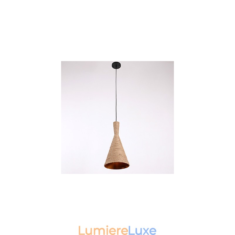 Lustre suspendu style mini moderne en corde