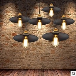 Le lustre rétro minimaliste américain en fer 1